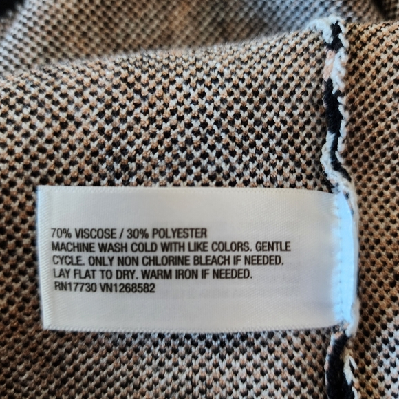 DVF Halter Tie Neck Neutral Poppy Sweaterknit Midi Dress NWT Size MEDIUM - Picture 9 of 9